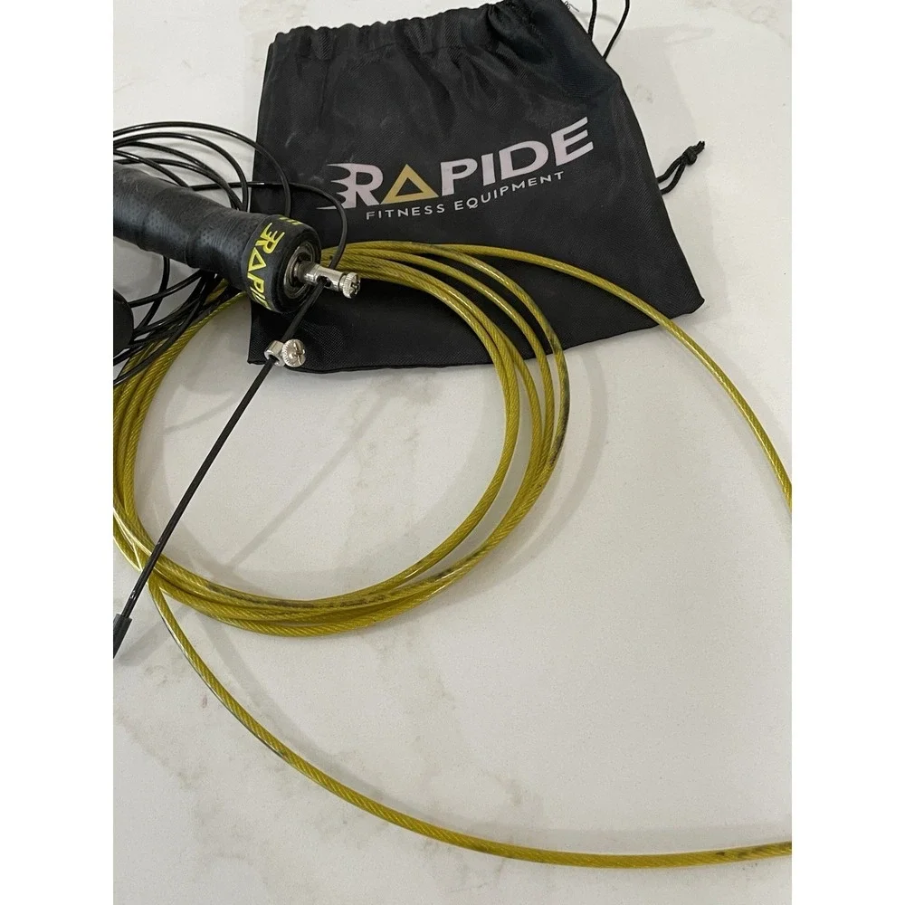 Rapide Fitness Equipment Jump Rope Super Fast Ball Bearings Adjustable Cables
